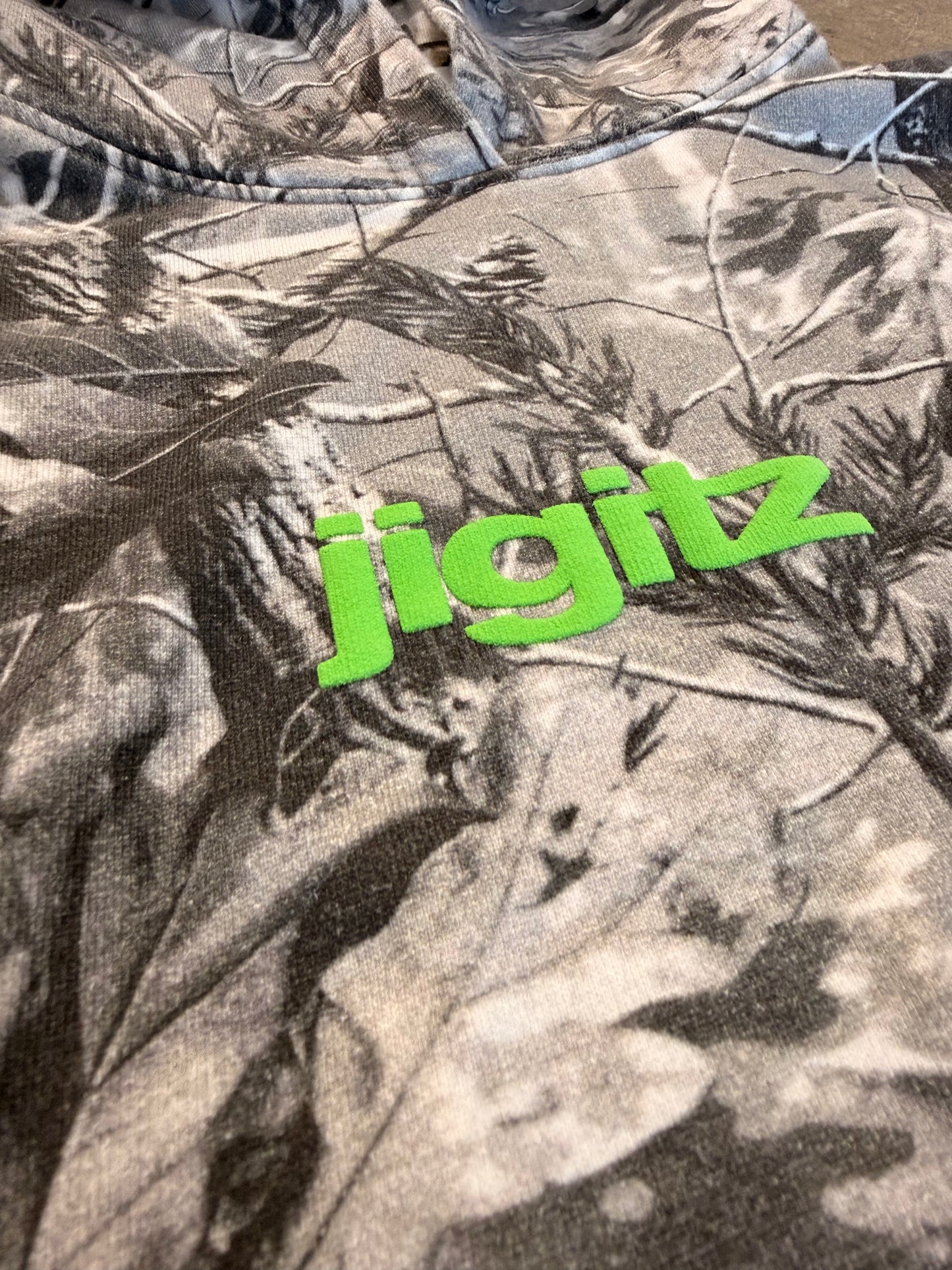the camo hoodie